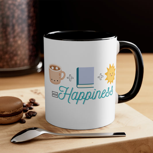 Happiness is a Good Book Coffee Mug, 11oz