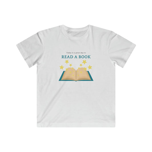 A Great day to Read Kids Fine Jersey Tee