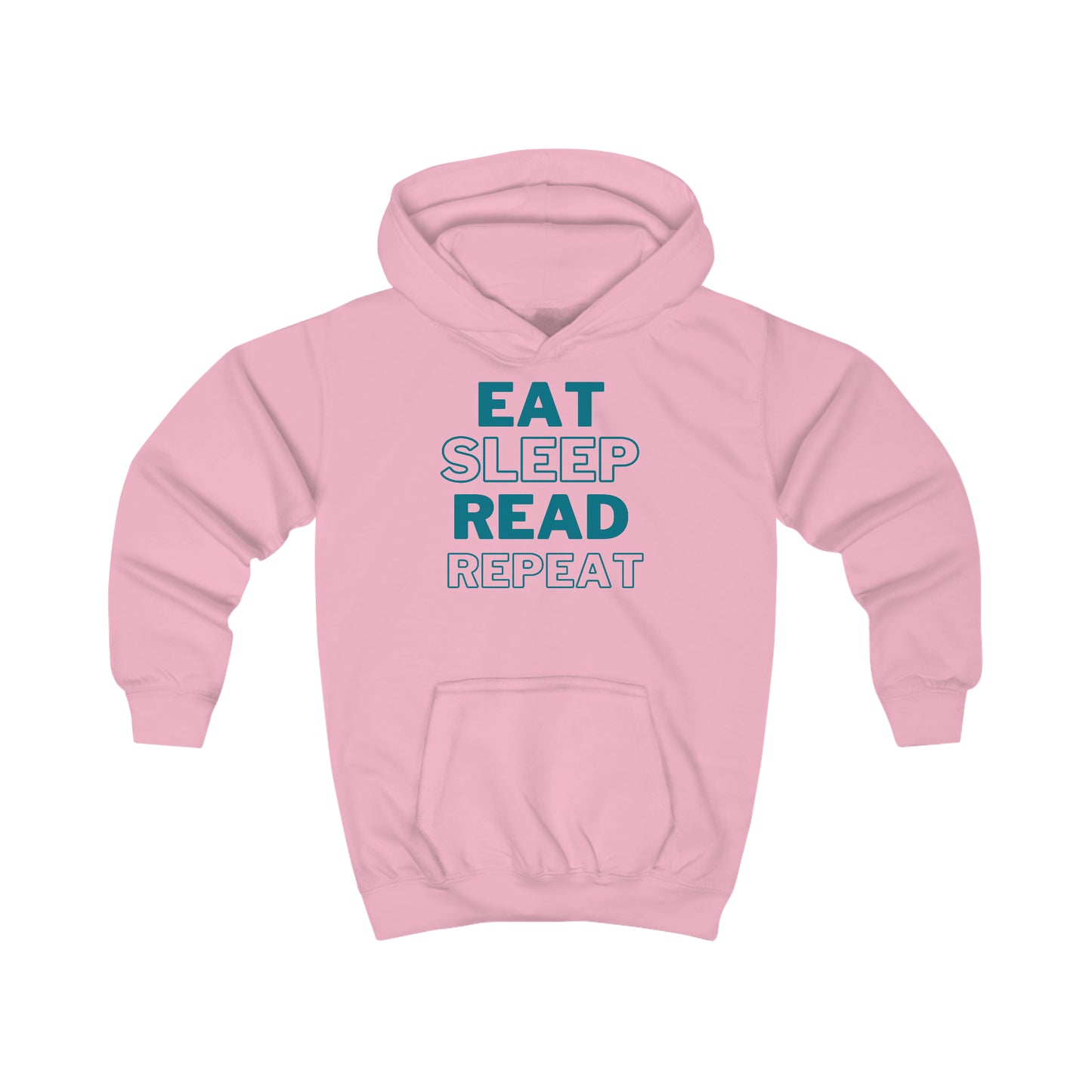 Eat Sleep Read Repeat Kids Hoodie