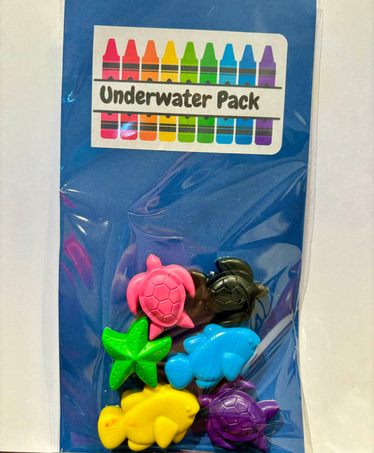 Underwater Crayon 6-pack
