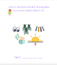 Load image into Gallery viewer, The Case of the Missing Fairy Dust Mystery Activity Book- with physical clues
